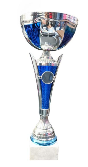 كأس دائري ازرق