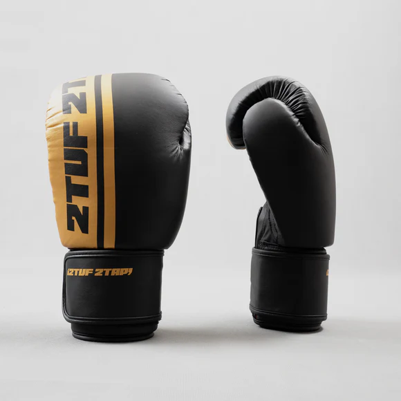 Hit 2.0 Boxing Gloves - Matte Gold/Black | Ultimate Performance & Comfort