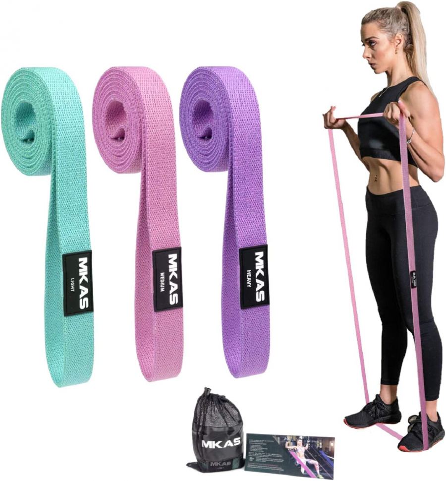 Long Resistance Fabric Bands Set