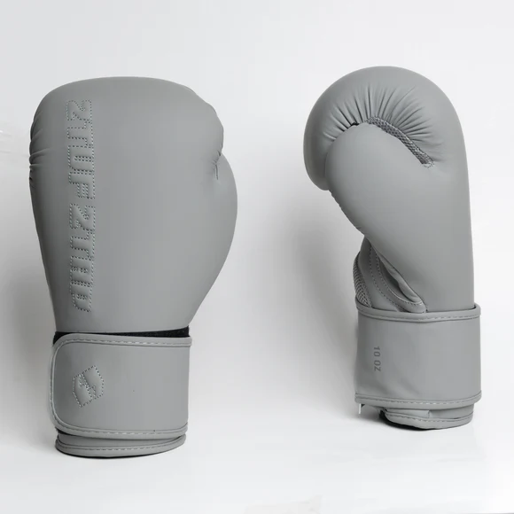 ProElite Matte Grey Boxing Gloves – Perfect Performance and Comfort