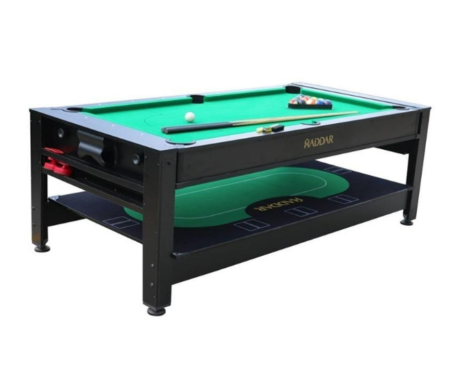 5-in-1 Games Table - Billiards, Basketball, Table Tennis, Air Hockey