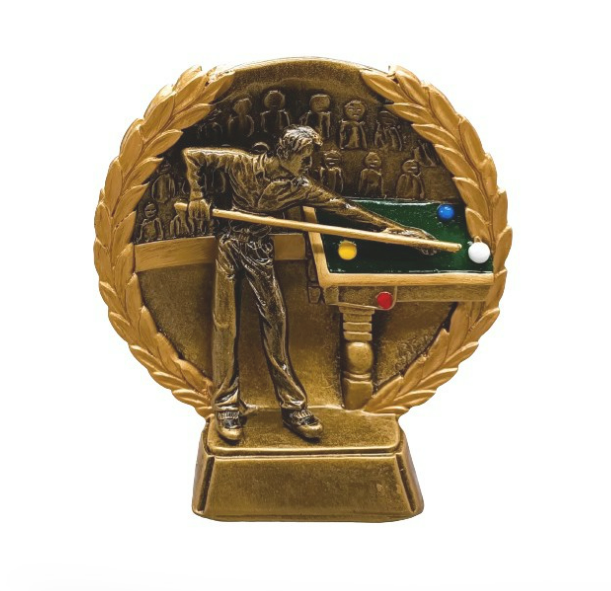 Billiard Table and Player Trophy HX3195