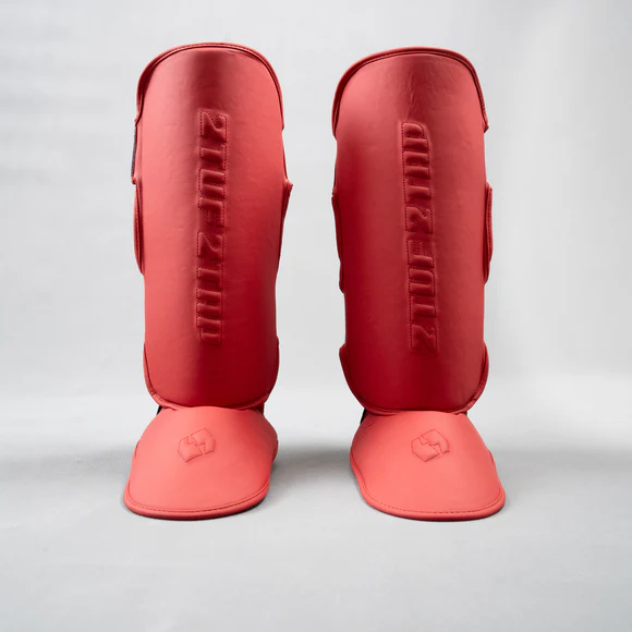 ProElite Shin Instep Guards - Matte Maroon | Premium Protection & Style