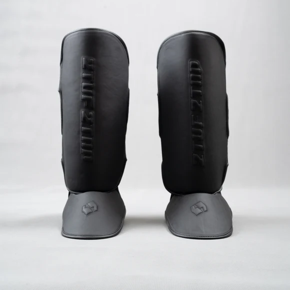 ProElite Shin Instep Guards - Matte Black | Premium Protection & Comfort