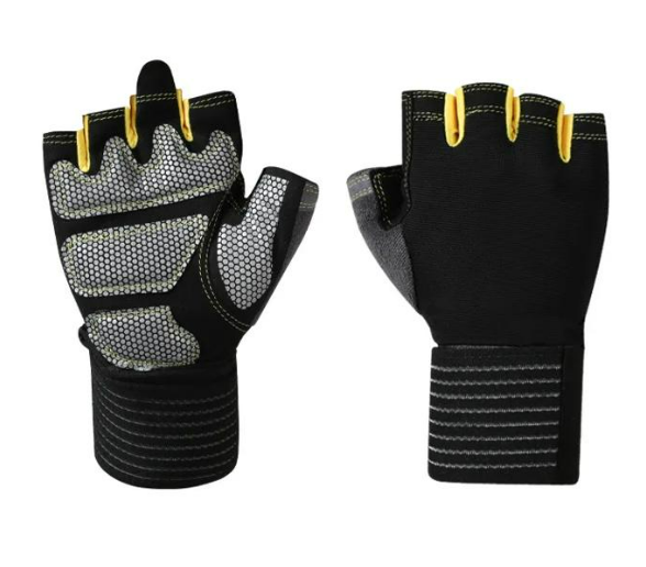 Iron Gloves with Wrist Wrap - Fabric