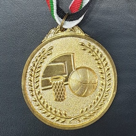 Gold Basketball Medal