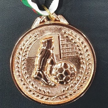 Bronze Football Medal